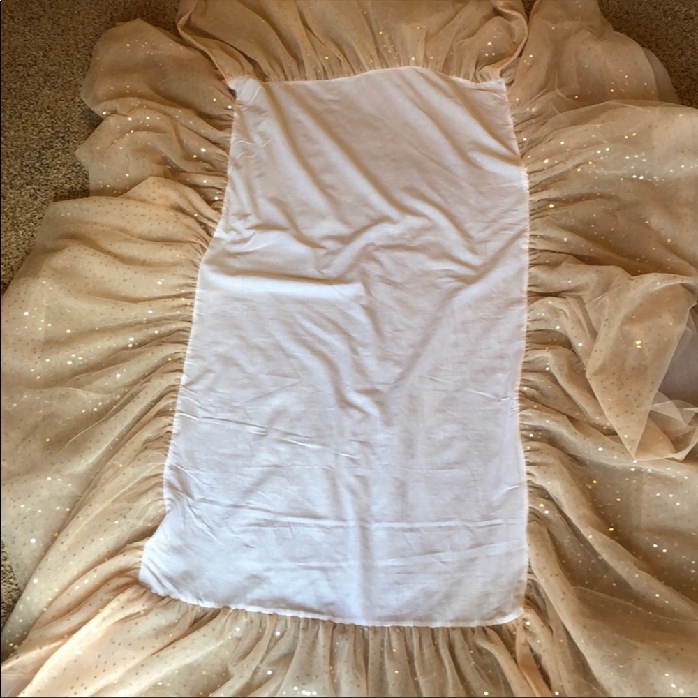 Pottery Barn crib skirt